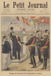 Präsident Loubet von Frankreich besucht Toulon